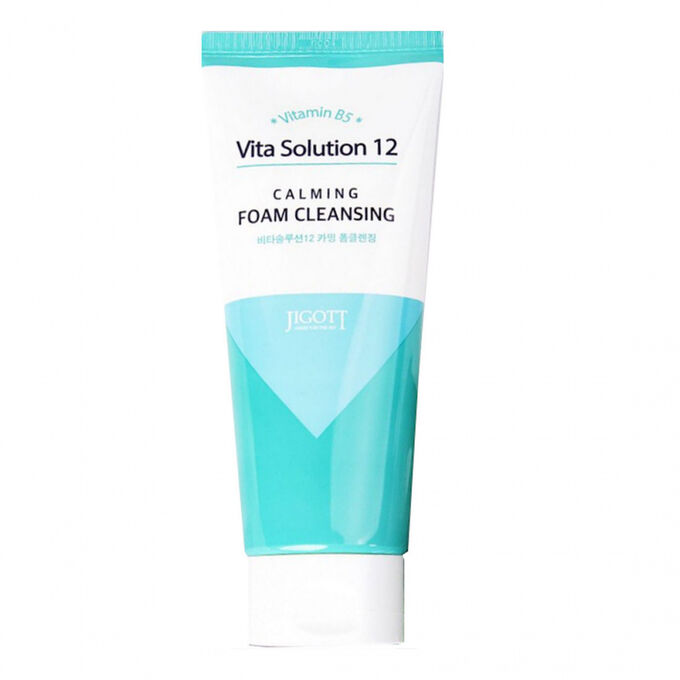 JIGOTT Пенка для лица с успокаивающим эффектом Vita Solution 12 Calming Foam Cleansing