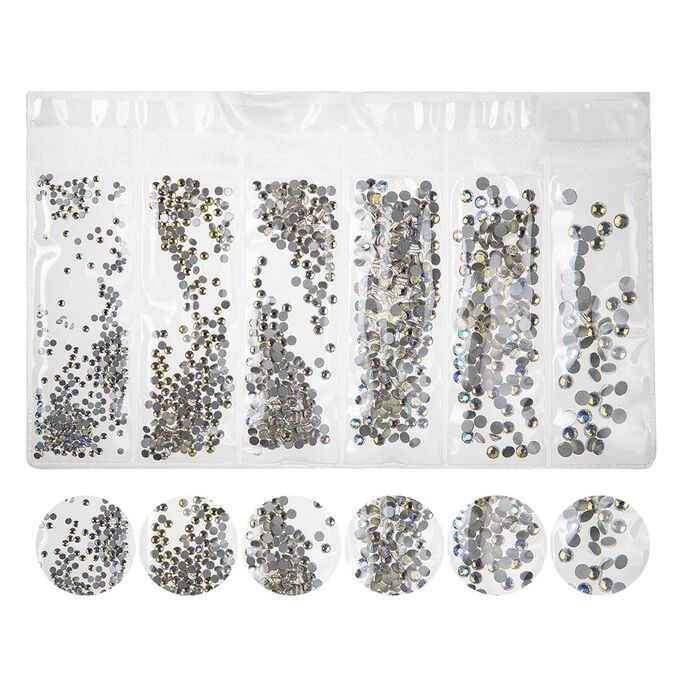 Косметика Nail Art Набор страз для ногтей, синий