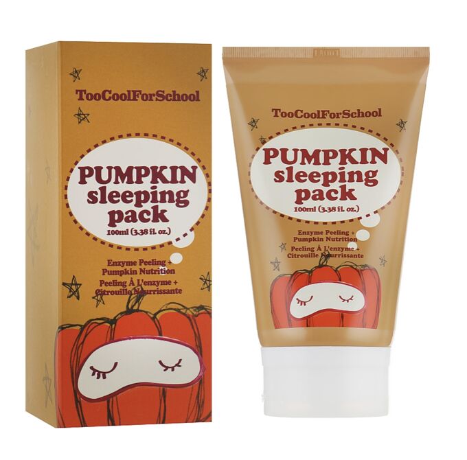 Ночная маска для лица  TOO COOL FOR SCHOOL PUMPKIN SLEEPING PACK