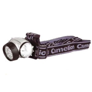 Фонарь  Camelion LED 5323-19Mx (налобн, металлик, 19светодиодо,4 режима,3xAAA в ком-те,блис