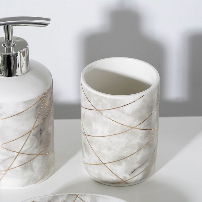 Vermillion набор для ванной для щеток, мыльница и дозатор. Мыло стакан. Мыло стакан. Набор дорожный (мыльница+футляр для з/щ+ст) серый мартика. Формы из пластика.