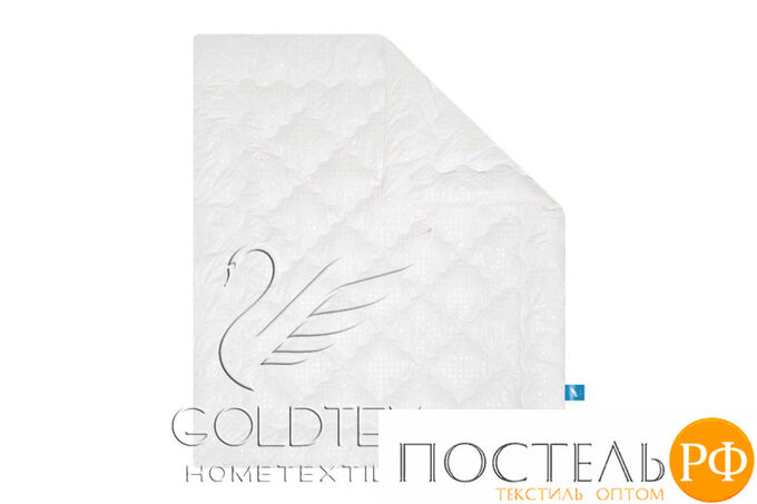 GOLDTEX Одеяло SWAN DOWN &quot;Лебяжий пух&quot;/тик 2,0 сп. (172x205) (Клетка) 1021/2, Всесезонное