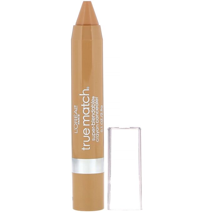 iherb L&#039;Oreal, Консилер-карандаш True Match Super-Blendable Crayon Concealer, оттенок W6-7-8 теплый средний/темный, 2,8 г