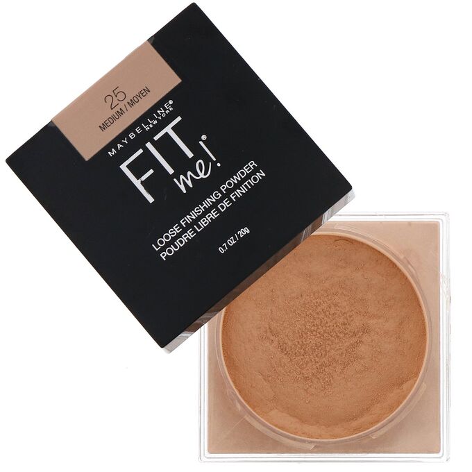 iherb Maybelline, Fit Me, рассыпчатая пудра, оттенок 25 «Бежевый», 20 г