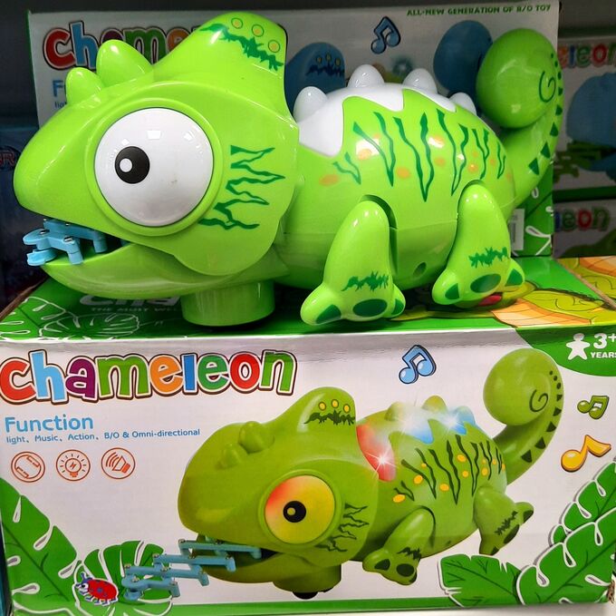 Интерактивная игрушка хамелеон