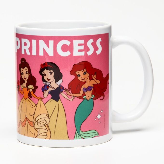 Disney Кружка сублимация &quot;For my princess&quot;, Принцессы 350 мл.