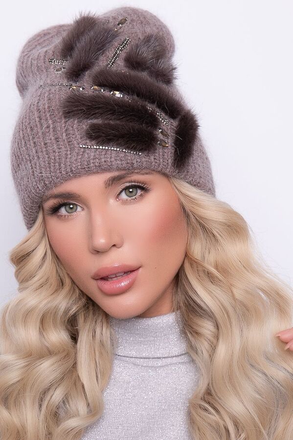 Алиса / Шапка вязаная | Вязаные демисезонные шапочки. Женские вязаные шапки