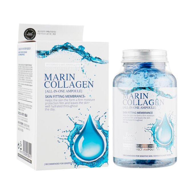 Eco Branch Ампульная сыворотка с морским коллагеном Marine Collagen All In One Ampoule