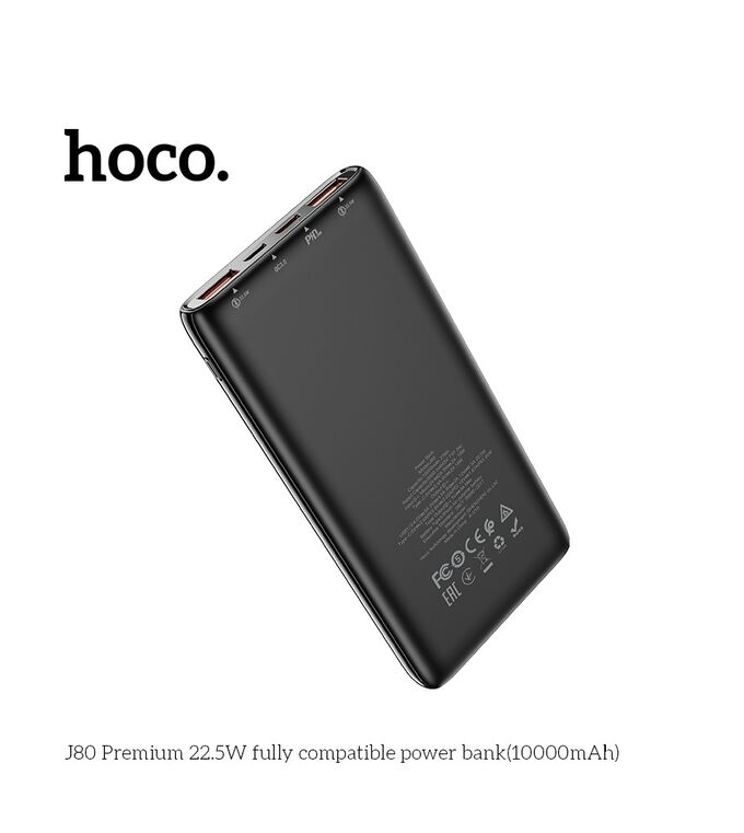 Портативный аккумулятор HOCO J80 Premium Mobi PD20W Type-C 10000 мАч Power Bank