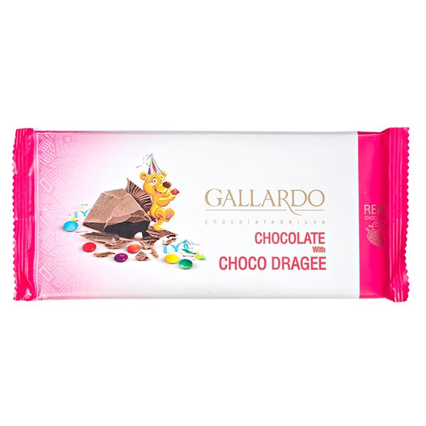 Шоколад GALLARDO Choco Dragee 65 г 1уп.х 12 шт
