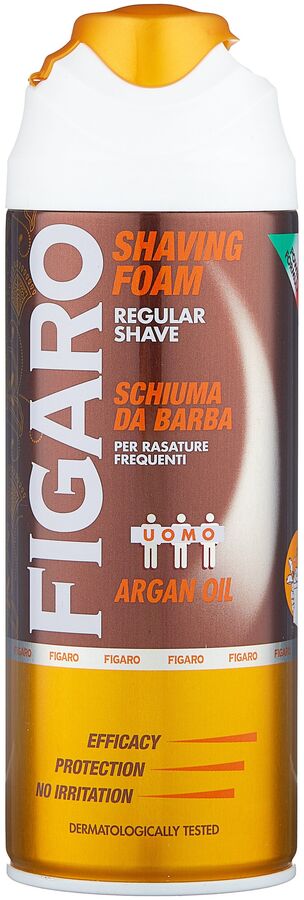 Пена для бритья FIGARO Аргановое масло 400 мл.