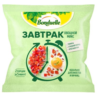 Bonduelle Смесь овощная Овощной микс &quot;Завтрак&quot; с томатами 200 гр &quot;Бондюэль