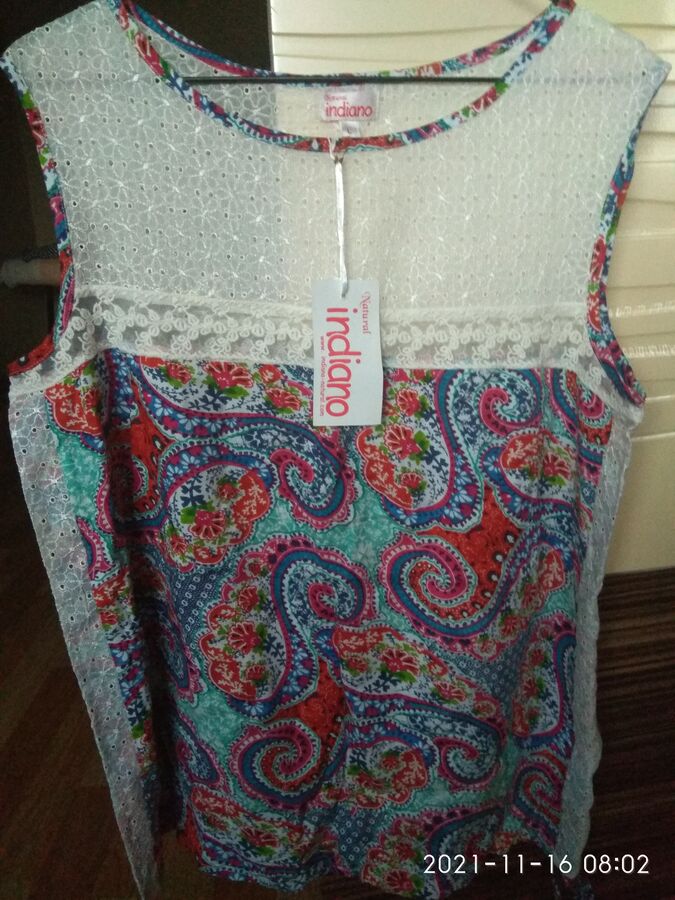 Лёгкая Блуза INDIANO в деревенском стиле во Владивостоке