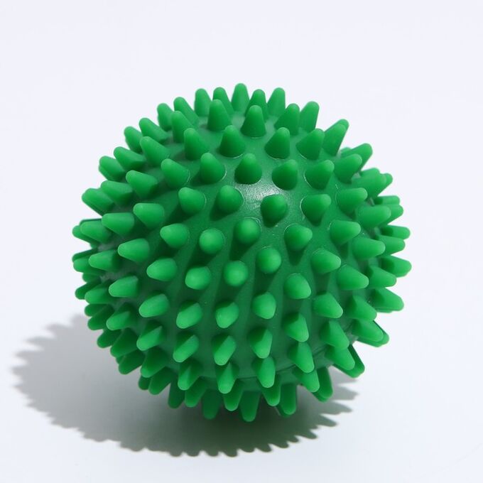 Зооник Игрушка &quot;Мяч массажный&quot; №2, 7,7 см,  зелёная