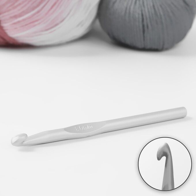 СИМА-ЛЕНД Крючок для вязания, с тефлоновым покрытием, d = 8 мм, 15 см