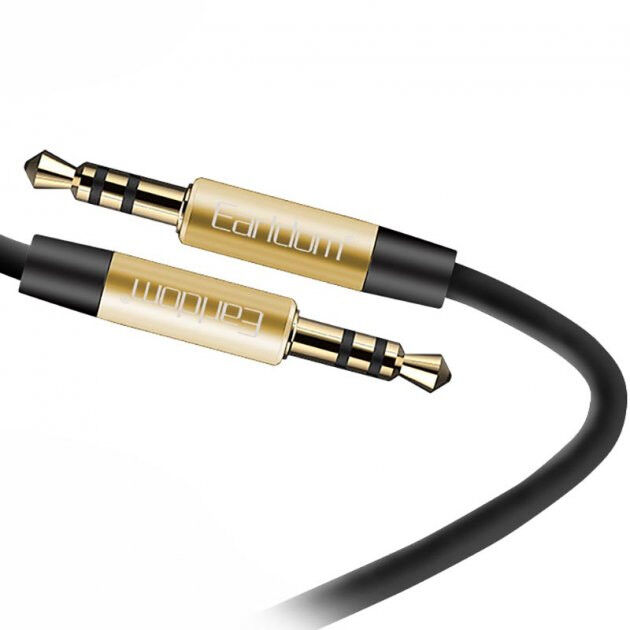 Аудио-кабель Earldom AUX33, AUX, 1 м, Черный