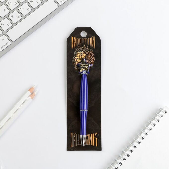 Art Fox Ручка «Крутой мужик», пластик, со звездой на подложке-погон