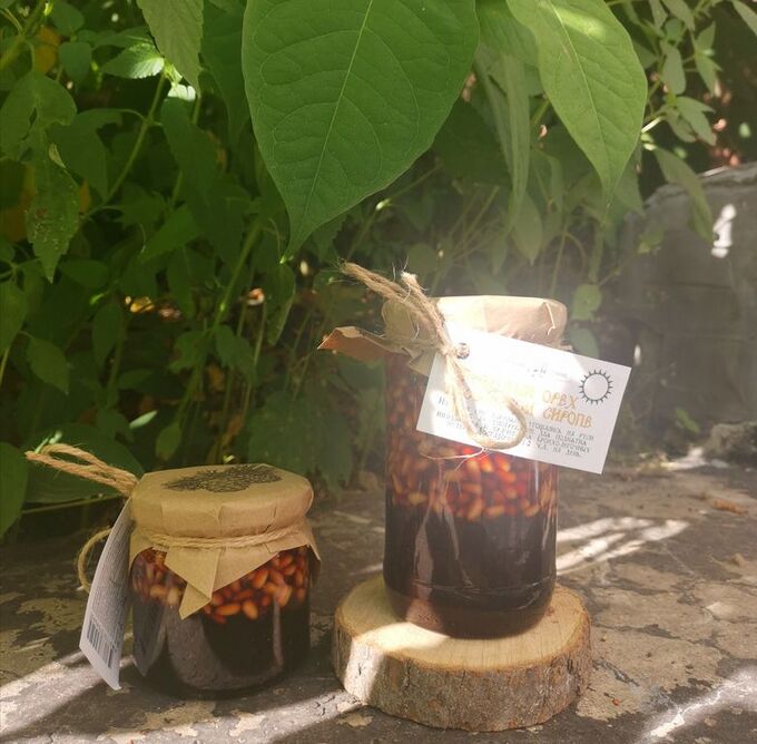 Чай да травы Кедровые орехи в сосновом сиропе, 420 г.