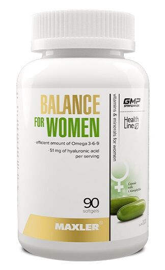 Витаминно-минеральный комплекс Balance For Women Maxler 90 капс.