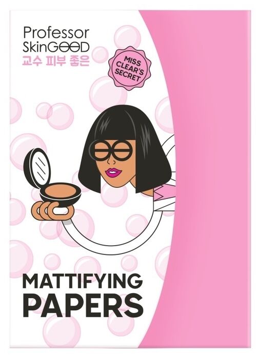 Vivienne Sabo NEW! Professor SkinGOOD Матирующие салфетки Mattifying Papers /180шт/Арт-PSG303102/311522