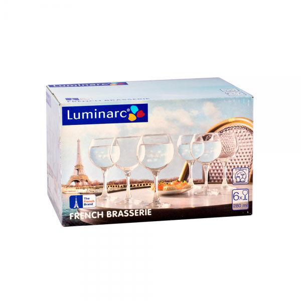 LUMINARC &quot;Diners French&quot; Набор фужеров для вина 6шт 280мл H8170