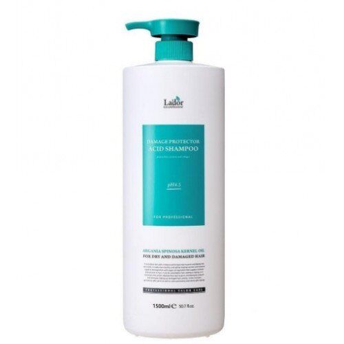 Lador Бесщелочной шампунь с аргановым маслом и коллагеном Damage Protector Acid Shampoo, 1500 мл