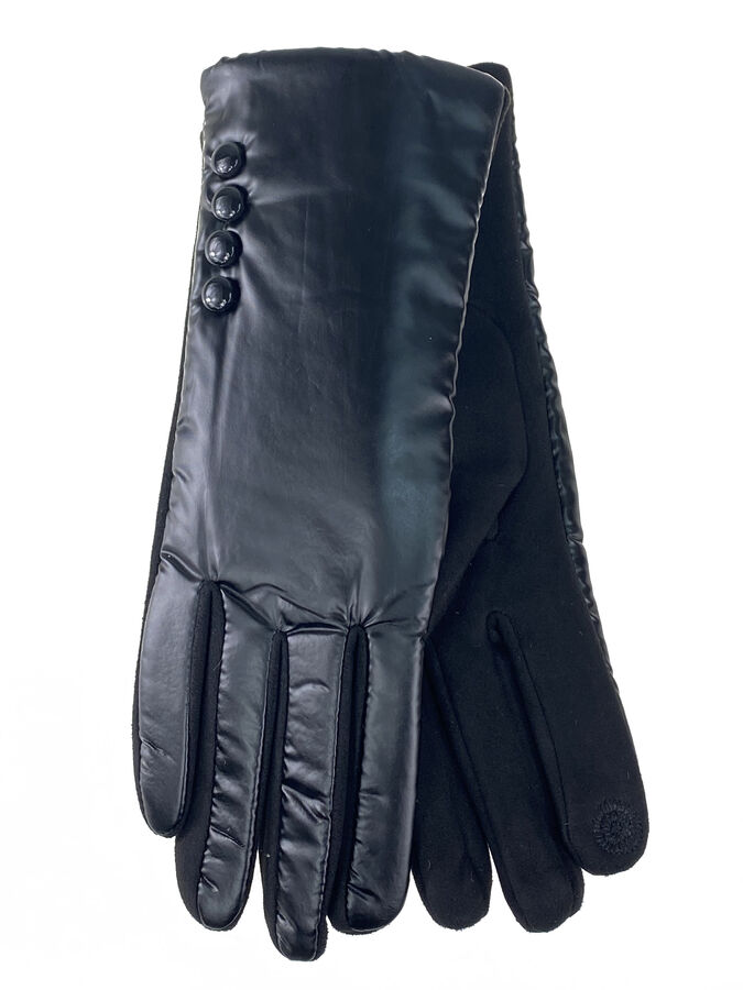 Greta Теплые женские перчатки, цвет черный