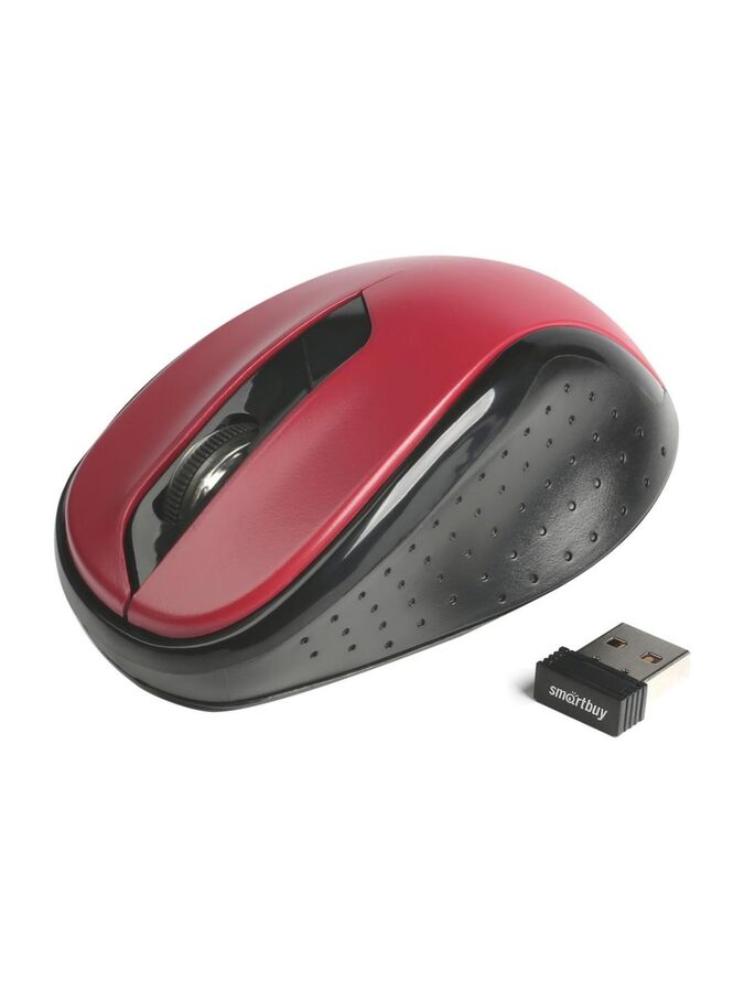 Мышь беспроводная Dual Bluetooth+USB Smartbuy SBM-597D-R красная (SBM-597D-R)