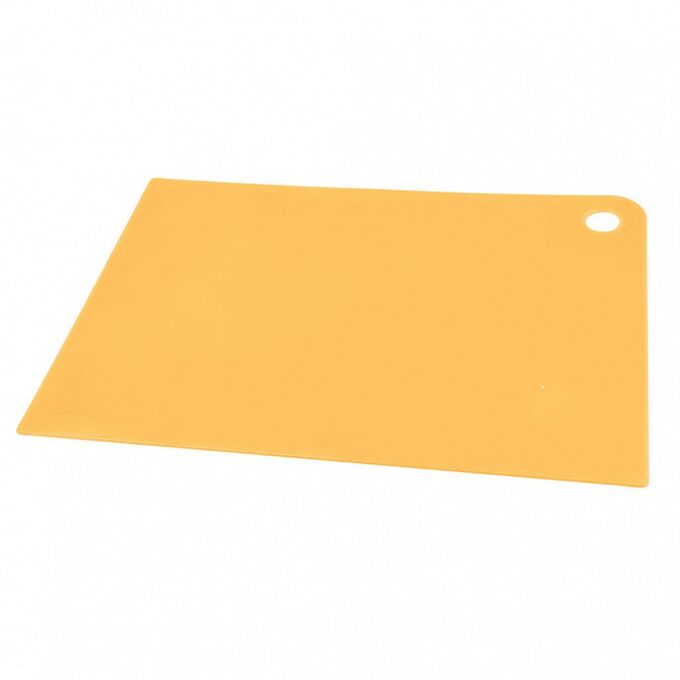 IDILAND Доска разделочная, 2 х 345 х 245 мм, гибкая, пластик, бледно-желтый  (PT1112)