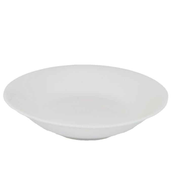 MULTICO Тарелка суповая, d 22 см, 580 мл, опаловое стекло, плоский край, WHITE