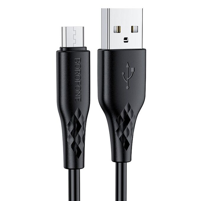 Кабель USB - micro USB Borofone BX48, 100 см (black)