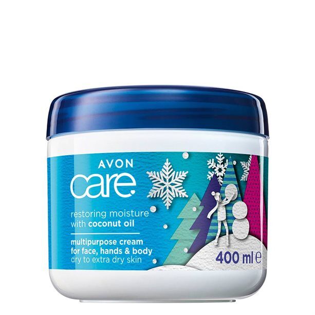 Avon Восстанавливающий мультифункциональный крем для лица, рук и тела с маслом кокоса, 400 мл