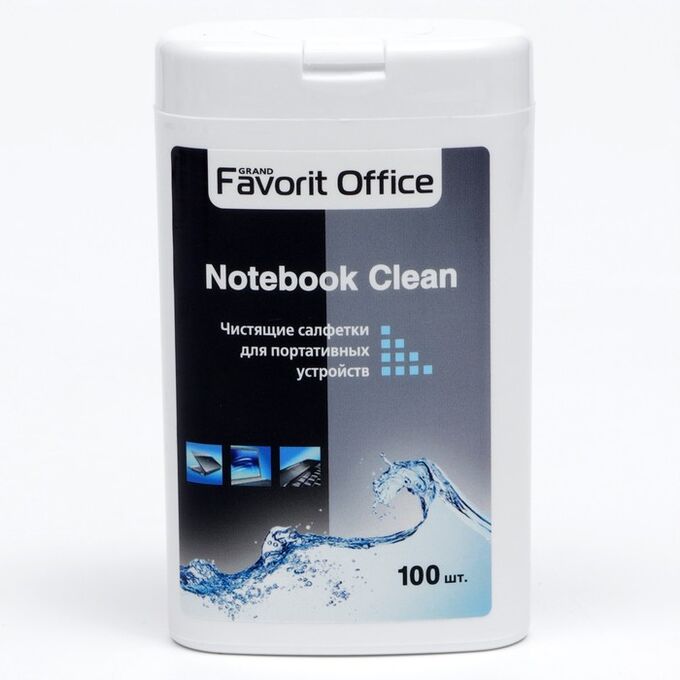 Влажные салфетки Favorit Office Notebook Clean, для ноутбуков, 100 шт