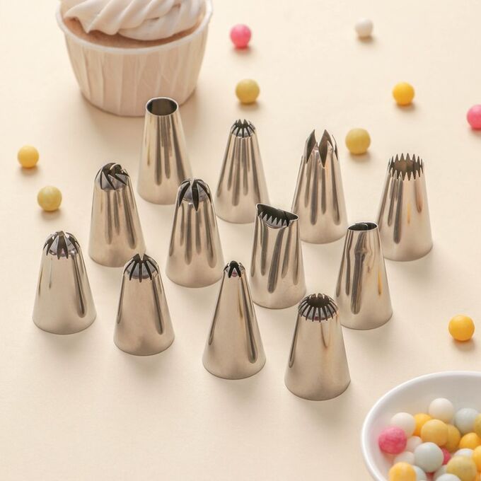 Cake Derator насадка кондитер 12 штук