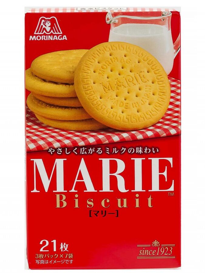 Печенье Marie с ванильным вкусом 21шт, Morinaga, 113,4г., 1/5/40