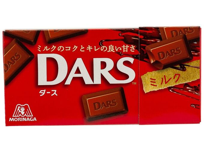 Шоколад DARS молочный 12шт, Morinaga, 42г, 1/10/160