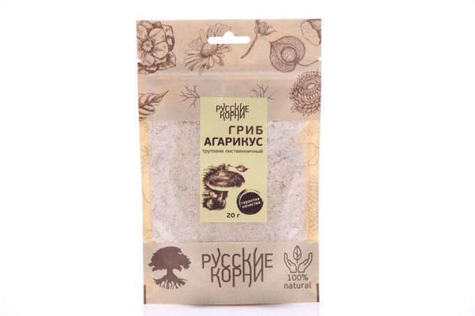 Русские корни Агарикус лиственничная губка гриб сушеный