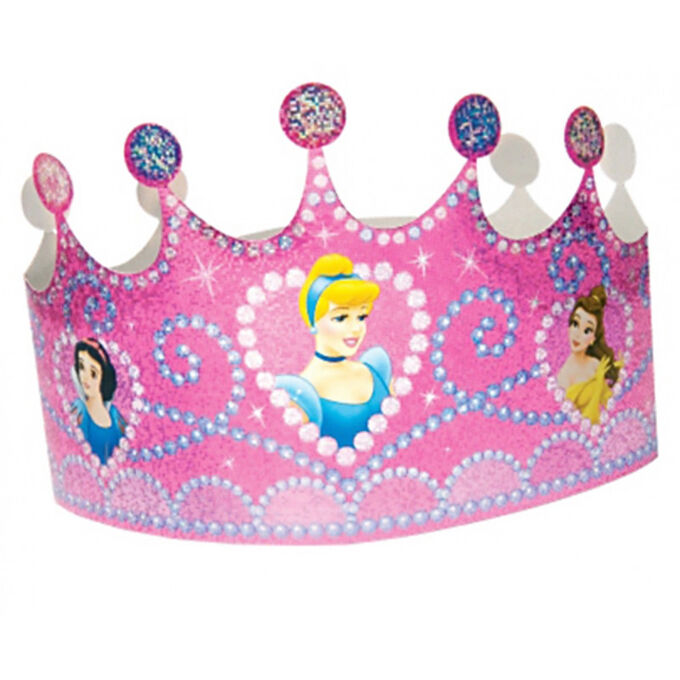 Корона "принцессы Диснея" картон, новая. Размер регулируется в Хабаровске