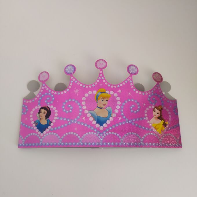 Корона "принцессы Диснея" картон, новая. Размер регулируется в Хабаровске