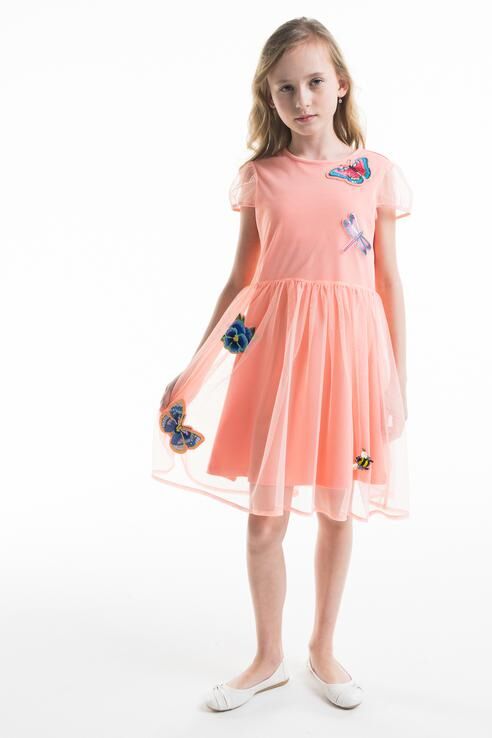 Нарядное платье для девочки цвет персик Acoola 146-158 рост во Владивостоке