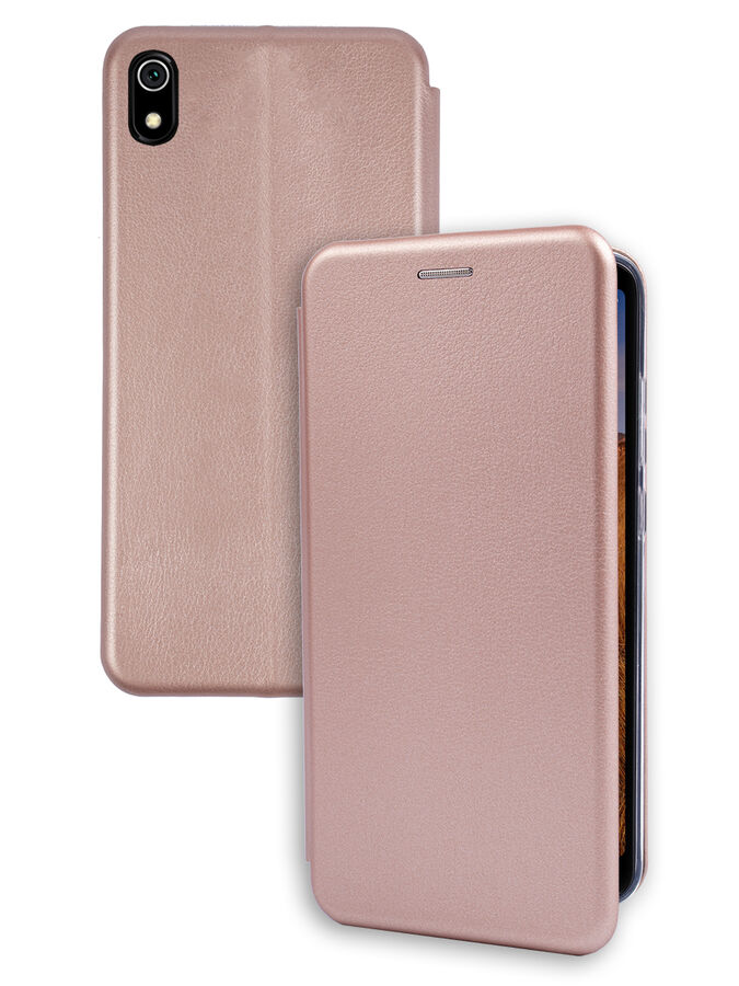 Розовое золото. Чехол книжка на телефон Huawei Honor