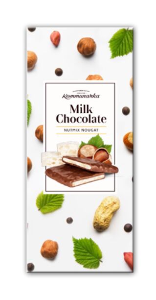 Шоколад Молочный Milk Chokolate c орех. нугой 85г(1/20шт)  Коммунарка