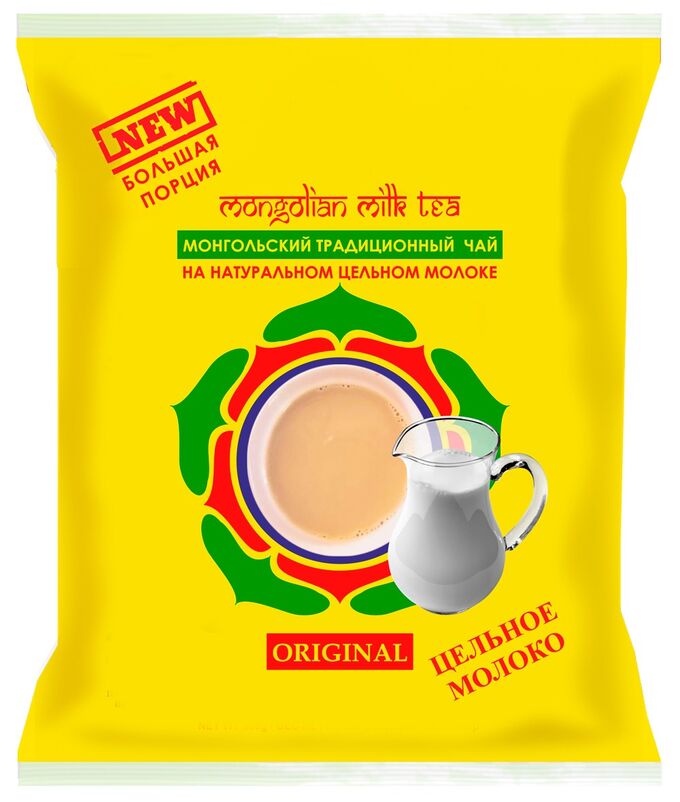 Монголчай Original, Молоко, 25 пакетиков, 350 гр. в новой упаковке ...
