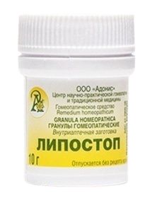 Мёд и конфитюр Гранулы гомеопатические &quot;Липостоп&quot;