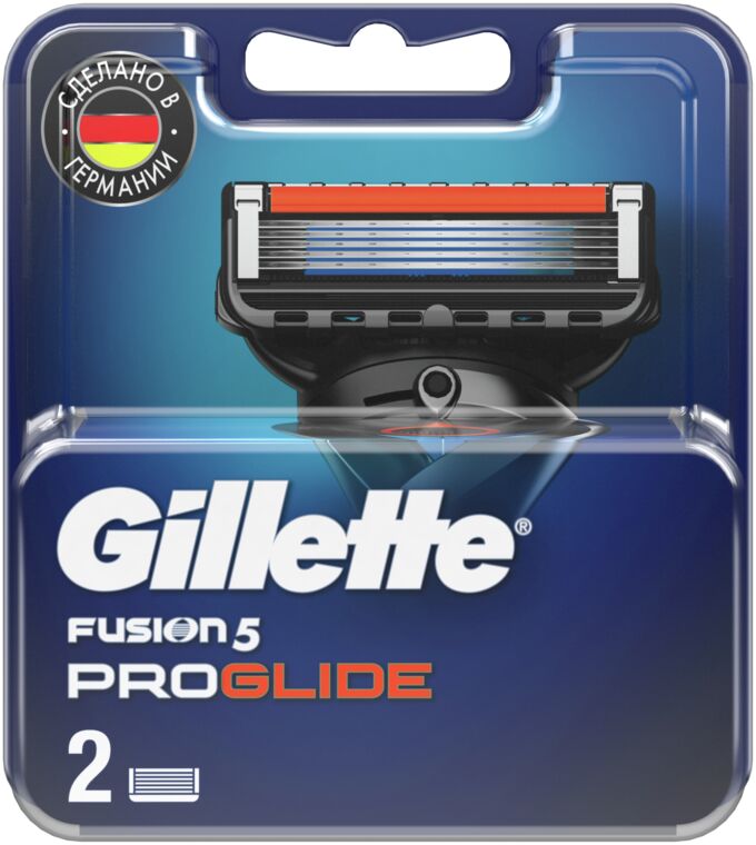 Gillette сменные кассеты Fusion ProGlide, 2шт