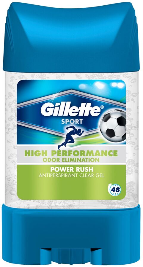 GILLETTE Гелевый дезодорант-антиперспирант Power Rush 70 мл