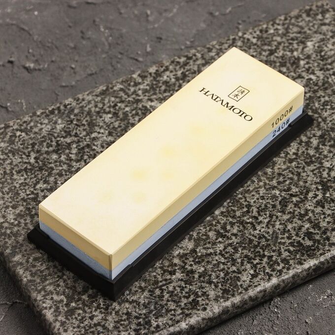СИМА-ЛЕНД Камень точильный Hatamoto, водный, комбинированный 240/1000