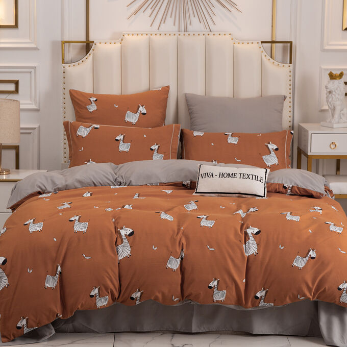 Viva home textile Комплект постельного белья Сатин Вышивка CN116