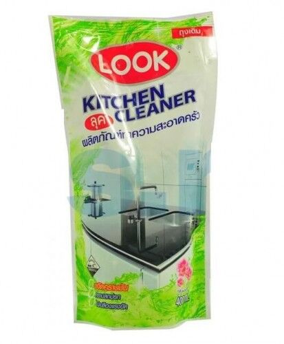 LION &quot;Look&quot; Чистящее ср-во для кухни 400мл (мягк.уп.) /24шт/ Таиланд