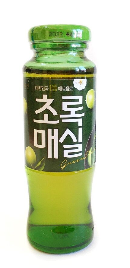 WOONGJIN FOODS CO., LTD Напиток слива зелёная с добавлением сахара, Woongjin, ст/б, 180мл